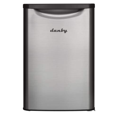 Danby Contemporary Classic All Refrigerator, 2.6 Cu Ft, Spotless Steel